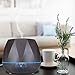 Miserwe Diffuser 550ML Adjustable Mist Aromatherapy Essential Oil Diffuser for Home Yoga Office Spa Waterless Auto Shut-off Diffuser for Essential Oils with 4 Timer Setting 7 LED light