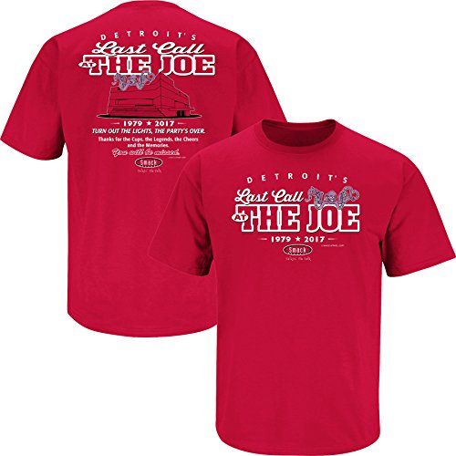 Detroit Hockey Fans. Last Call At The Joe T-shirt (Sm-5X)