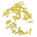 Guitar Bass Pickguard Screws Cover Plate Jack Mounting Screws for Strat Tele TL LP Guitar Golden Pack of 100