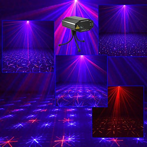 Sumger MB900 Mini Remote Starry Skies RB Led Stage Laser Lighting Sound Active Equipment Effect Disco DJ Light Home Party Lights luces discoteca
