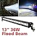 Safego 36W LED Work Lights 12V LED Light Bar Cree 4X4 Flood Beam Off road 4WD Car Trucks ATV Fog Driving Lamps Jeep Tractor 24V