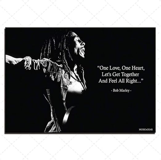 XuFan Bob Marley Poster Pop Singer Prints Arte de la Pared Pintura en