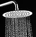 Stainless Steel Rain Shower Head From Waterbella(Best Rated),rainfall Style Showerhead , Elegantly Designed, High Polish Chrome, 8inch Diameter, Ultra Thin, Not Cheap Plastic,choose the Most Luxurious Durable, Enhance Your Shower Experience Now!