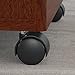 Bush Business Furniture Series C Left Handed L Shaped Desk with Mobile File Cabinet in Mahogany