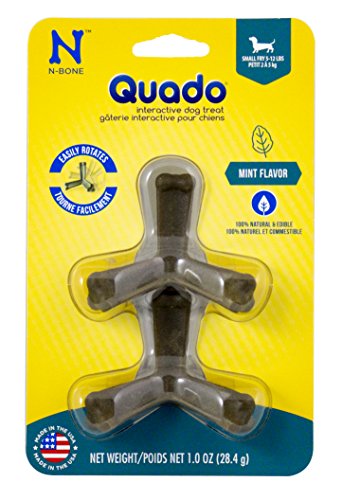 Quado Interactive Chew, Mint Flavor Fry (2 Pack), Small