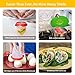 Egg Cooker Hard & Soft Maker and Separators, Poached Boiled Eggs Steamer, BPA Free, No Shell, Non Stick Silicone, AS SEEN ON TV , 6 Egg Cups