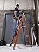 Louisville Ladder FS1503 Fiberglass Step Ladder, 3-Feet, Orange