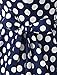 Dressystar DS1956 Women Vintage 1950s Retro Rockabilly Prom Dresses Cap-Sleeve M Navy White Dot B