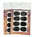 Vizcaya Alto/Tenor Sax Clarinet Mouthpiece Patches Pads Cushions, 0.8mm Black, 16 Piece