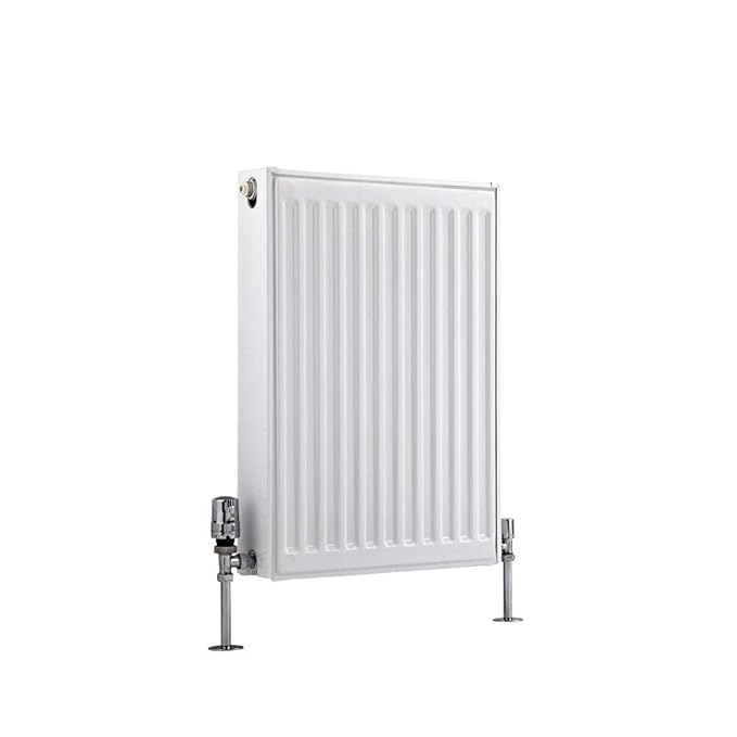 Milano Eco Compact White Horizontal Radiator (Type 22) Double Panel Double Convector 600 x