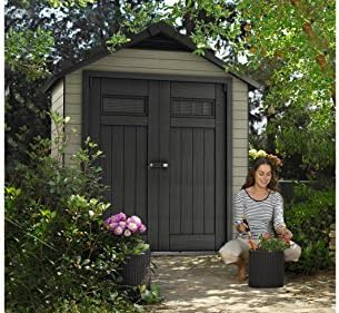 Wolff Finnhaus Fusion 759 Grau Wpc Gartenhaus Amazon De Garten