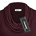 Ninedaily Women Thin Tops Long Sleeve Cowl Neck Tunic Blouse