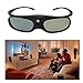 DLP Link 3D Glasses, ELEPHAS 144Hz Rechargeable Active Shutter Eyewear for All DLP-Link 3D Projectors– Acer, ViewSonic, BenQ Vivitek, Optoma, Panasonic, Dell, Viewsonic etc (2 Pack)thumb 2