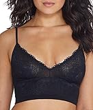 Yummie Women's Romance Lace Cami Bralette, Black, Medium