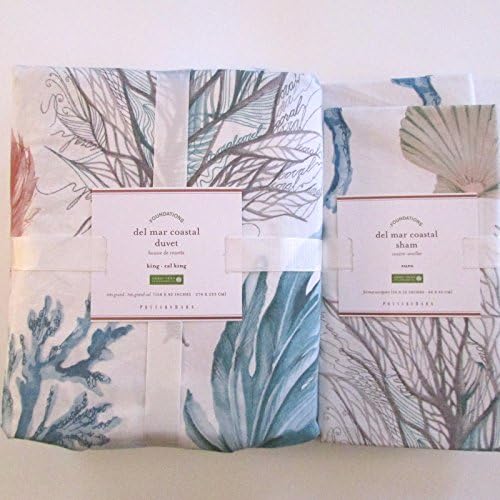 Amazon Com Pottery Barn Del Mar Coastal Duvet Cover King
