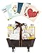 Spa Gift Basket Refreshing Fragrance Enriched with Natural Argan Oil, Perfect Wedding, Birthday or Anniversary Gift, Bath gift Set Includes 8pc Spa Set Women Gift (Vanilla Argan Oil)