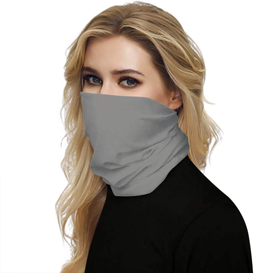 ZCBRISKMultifunctional Bandana Face Mask Pure Bandana Headband Scarf Neck Gaiter Sun UV Wind Protection Seamless Bandana Mask