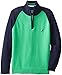 Nautica Boys' Long Sleeve Color Block 1/4 Zip Sweater