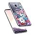 MOSNOVO Case for Galaxy S8 Plus, Floral Flower Garden Pattern Printed Clear Design Transparent Hard Case with TPU Bumper Protective Case Cover for Samsung Galaxy S8 Plus