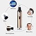 2 in 1 Nose Hair Trimmer, Nose Trimmer, Nose Hair Trimmer for men, Ear Nose Trimmer Rechargeable Nose Hair Remover with Miniature Shaving Head, also works as a Ear Hair Trimmer