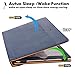 Grifobes iPad 7th Generation Case,iPad 10.2 2019 Case,Premium Pu Leather 360 Degree Rotating Stand Folio Cover Protective Case with Auto Wake/Sleep for iPad 10.2 inch 2019 Release (Blue)
