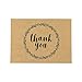 BEST PAPER GREETINGS 120 Pack 3.5x5-inch Bulk Kraft Thank You Cards with Envelopes - Blank Appreciation Gift Notes for Wedding, Teachers and Kids