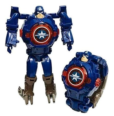 captain america robot toy