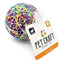 Pet Craft Supply Yowlin' Yarn Multi Color Yarn Large Ball with Rattle Cat Toy