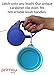 Prima Pet Expandable/Collapsible Silicone Food & Water Travel Bowl with Clip for Small & Medium Dog and Cat, Size: 1.5 Cups (5.1 Inch Diameter Bowl) (Pink)