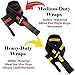 Wrist Wraps by terriFIT - Lifting Wrist Wraps With Thumb Loop - 18” Long
