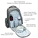 Diaper Bag - Multi-Function Portable Waterproof Nappy Large Backpack for Travel with Baby - Stroller Straps, Changing Mat, Insulated Pockets - Unisex Men & Women-Stylish Cute Design-Grey