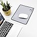 VicTsing Mouse Pad with Stitched Edges, Premium-Textured Mouse Mat Pad, Non-Slip Rubber Base Mousepad for Laptop, Computer & PC, 10.2×8.3×0.08 inches, Grey