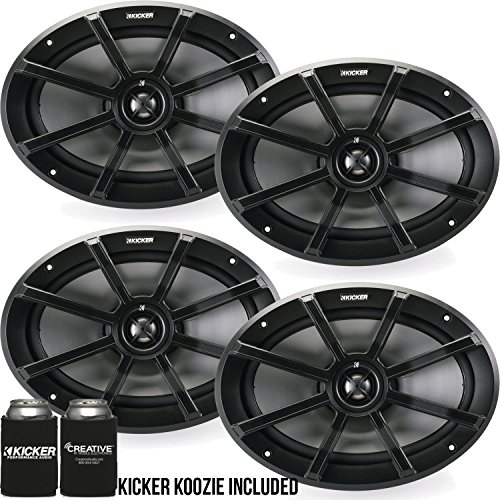 Kicker 6x9 Inch PS-Series Powersports Speakers 40PS692 bundle