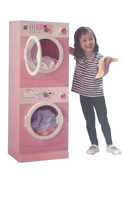 wooden washer and dryer playset