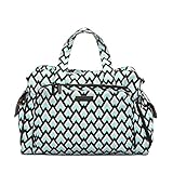 JuJuBe Be Prepared Travel Carry-on/Diaper Bag, Onyx Collection - Black Diamond