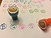 Shops 17 Self Inking Stamps for Kids, 32 count, assorted numbers, emojis, animals, fruit, and vegetables