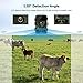 LETSCOM 14MP Trail Game Camera with 3 PIR Sensors, Waterproof HD Wildlife Scouting Cam 42 Low-Glow IR LEDs, 120° Wide Angle for Hunting and Outdoor Surveillance (Green)