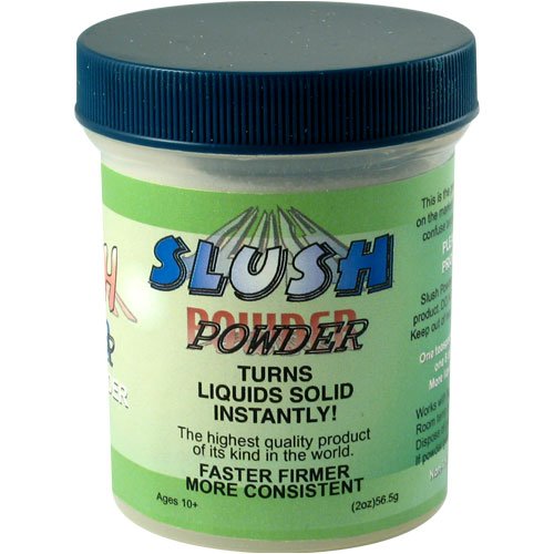 Slush Powder - 2 Ounce Bottle - Instantly Turns Most Any Liquid to jello!