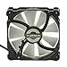 Phanteks 500-1500RPM, PWM Frame/Blades, 12025, 120mm Case Fan Retail Cooling PH-F120XP_BK Black/White