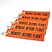 Rotary13B1 - Remove Before Flight Key Chain - 5pcs - Orange