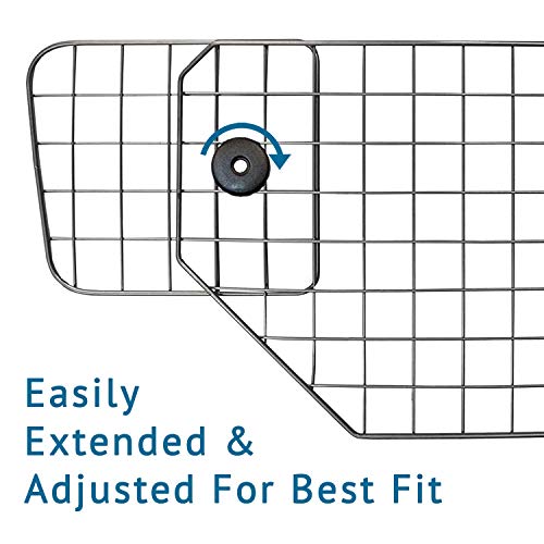 Dog Barrier for SUV's, Cars & Vehicles, Heavy-Duty - Adjustable Pet Barrier, Universal Fit (Certified Refurbished)