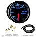 GlowShift Diesel Gauge Package for 1998-2002 Dodge Ram Cummins 2500 3500 - Tinted 7 Color 60 PSI Boost, 1500 F Pyrometer EGT & Transmission Temp Gauges - Gray Triple Pillar Pod w Speaker Cutout