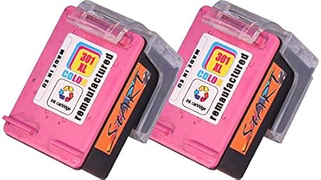 Start - 2 Ersatz Tintenpatronen kompatibel zu HP 301XL Farbe dreifarbig