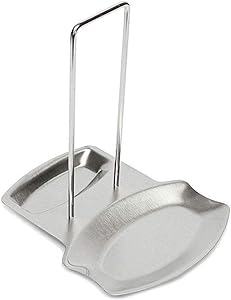 TraderPlus Stainless Steel Utensils Lid and Spoon Rest Holders