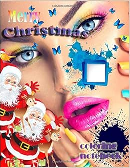 Amazon.com: Merry Christmas coloring notebook: 100 Coloring 