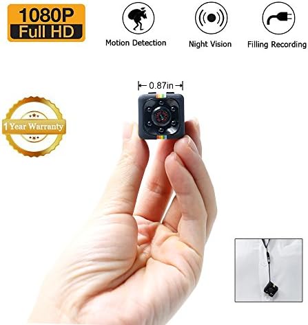 Hidden Spy Camera LXMIMI Mini Camera Spy 1080P HD Portable Hidden Cameras with Night Vision and Motion Detection Security Camera for Home and Office Surveillance