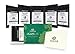 Premium Darjeeling Rare Green Teas Sampler- 5 Exotic Loose Leaf Teas From the Misty Himalayas Packed with Antioxidants- Detox, Cleanse and Boost Your Metabolism – Makes 25 cups (1.76 ounces)
