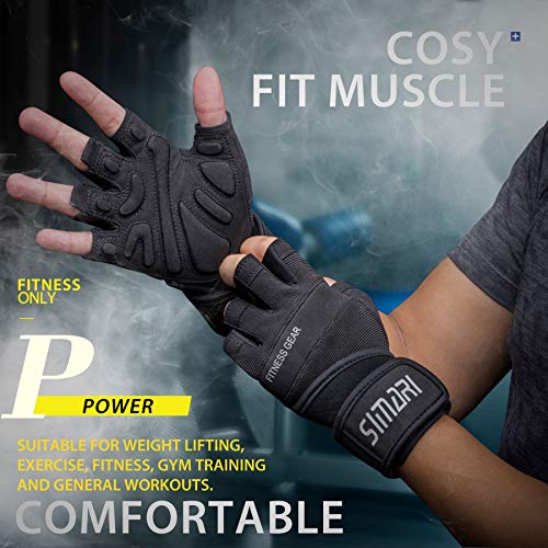 image for SIMARI Workout Gloves for Women Men,Training Gloves with Wrist Support