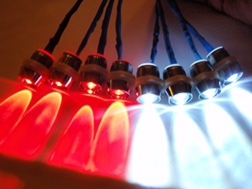 RC Lighthouse RC LED Light Set for Traxxas HPI Losi Redcat Racing Universal Fit 4W4R 10mm 9v