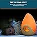 MeasuPro Nursery Safety Thermometer Night Light with Color Changing Light, LCD Display and Rechargeable Battery